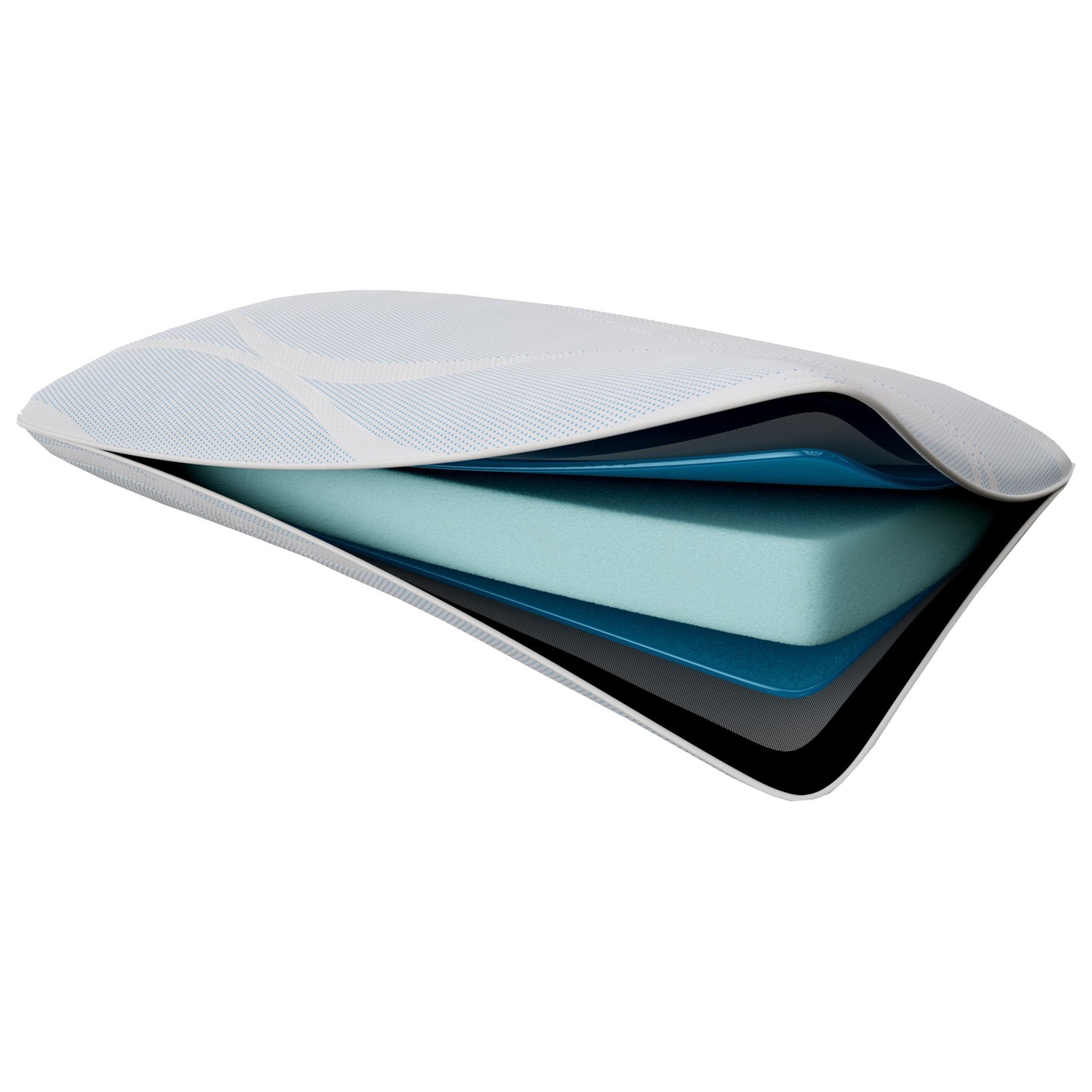 Tempur Pedic Breeze Pillow 15381121 Breeze PROLO Advanced Cooling Queen Pillow Furniture and ApplianceMart Pillows